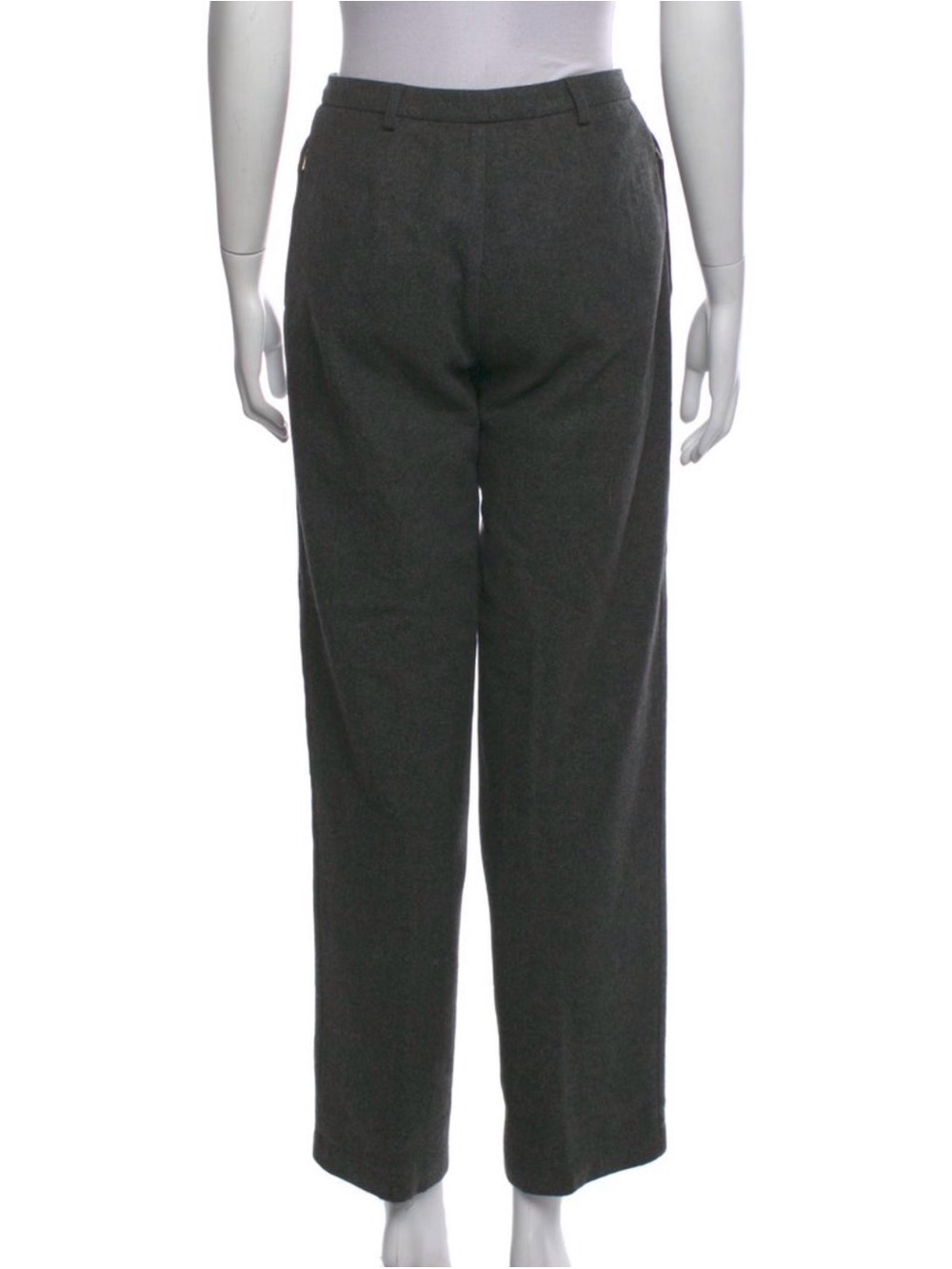 Vintage Prada Sport Virgin Wool Wide Leg Pants Grey IT 40 US 4 🟫 - Picture 4 of 4